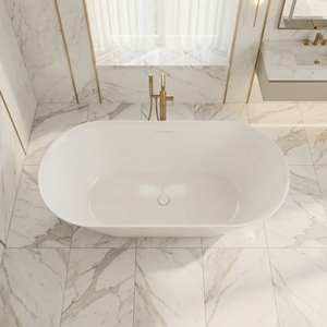 Baignoire autoportante FW-7732-60-S-Morden en acrylique pour salle de bain - Product Image 4