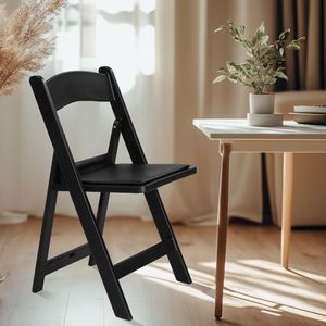 Set di 4 Sedie Pieghevoli in Resina Comode con Seduta Imbottita per Interni ed Esterni, Casa, Eventi, Feste, Picnic, Scuola - Product Image 4