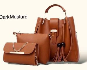 Bolso Boston Geométrico Retro 2026, Elegante, de un Solo Hombro, con Cierre de Cremallera, Forro Doble de PU y Poliéster, Portátil, con Borla - Product Image 2