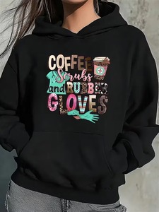 Sudaderas Extra Grandes para Mujer con Logotipo Bordado Personalizado, Sudaderas Lisas de Gran Peso - Product Image 5