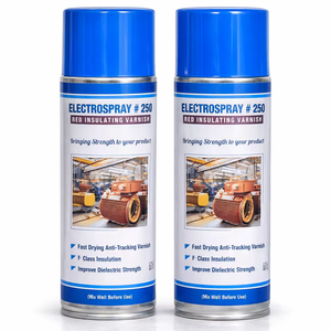 Barniz Aislante Rojo Electrospray 250 en Aerosol de Secado Rápido, Revestimiento Antiadherente Clase H, Mejora la Resistencia Dieléctrica - Product Image 1
