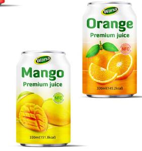 Jus de fruits et légumes de haute qualité, saveur orange, mangue, pastèque, 320 ml, boissons gazeuses, fabricant vietnamien - Product Image 1