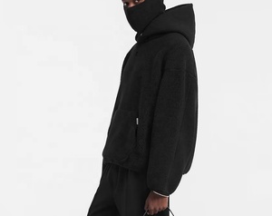 Sudadera con Capucha de Invierno para Hombre, de Alta Calidad, Informal, Lisa, de Felpa, Corte Regular, Antiencogimiento, Poliéster/Algodón, Diseño a Cuadros - Product Image 4