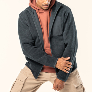 OEM Service Custom Design Winter Fleece <b>Jackets</b> For Adults Wholesale Custom Solid Color <b>Zipper</b> Fleece <b>Jackets</b> In Bulk Quantity - Product Image 2