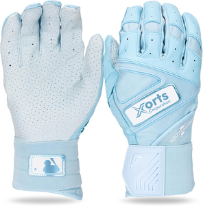 High Quality Custom Bruce Bolt Long Cuff Style Batting Gloves Spandex/Polyester Baseball Training XL - Product Image 1