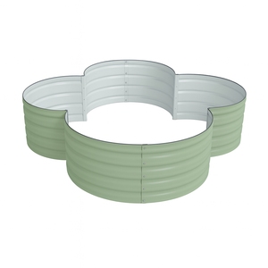 Jardinera Elevada para Exteriores, Jardinera de Metal Galvanizado para Vegetales y Flores GB023 - Product Image 1