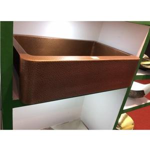 Évier de comptoir en cuivre martelé pour cuisine et salle de bain - Product Image 1