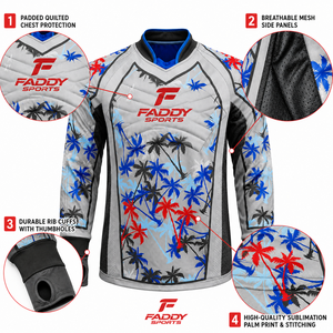 Custom Pro Sublimated Breathable <b>Padded</b> Paintball Jersey Long Sleeve Tactical Team Training Sports Uniform Wear <b>Men</b> - Product Image 4