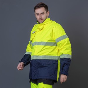 Combinaison de travail unisexe réfléchissante certifiée CE, personnalisable, avec impression numérique, sans couture, en coton, uniforme de sécurité, résistante aux aiguilles - Product Image 1