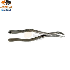 Forceps d'extraction dentaire # Extracteur dentaire manuel en acier inoxydable de qualité supérieure avec 17 dents supérieures à mâchoires dentelées, certifié CE - Product Image 3