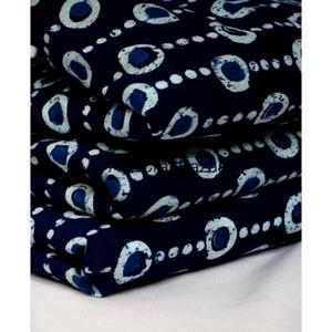 Tissu en coton pur 100% de haute qualité, biologique, écologique, respirant, imprimé à la main, pour chemin de table, rideau, robe, pyjama - Product Image 2