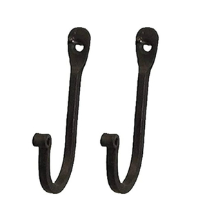 Elegant Metal Wall <b>Hook</b> Heavy-Duty Single Coat <b>Hook</b> for Home Bathroom Clothing Storage Usage Installation with Drill - Product Image 3