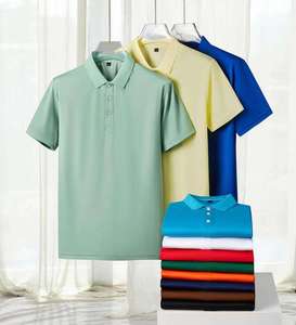 Camiseta Polo de Manga Corta para Hombre con Logotipo Bordado Personalizado OEM, Algodón de Alta Calidad, para Golf, Gimnasio y Uso Casual - Product Image 3