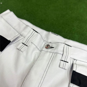 Pantalones Cortos Cargo para Hombre de Alta Calidad, 100% Algodón, Sólidos, Cintura Media, Ligeros, Hechos a Medida, Ropa Casual de Secado Rápido y Ecológica - Product Image 2