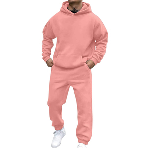 Ensemble de survêtement streetwear 2 pièces, sweat à capuche épais à manches longues et pantalon de jogging, survêtement en molleton français de haute qualité - Product Image 2