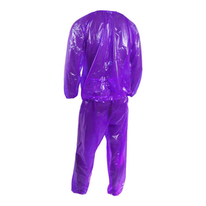 Combinaison de sauna en fibre de polyester argentée personnalisée pour hommes, femmes et enfants, pour usage domestique, entraînement en salle de sport, amincissement corporel, perte de poids, élastique - Product Image 2