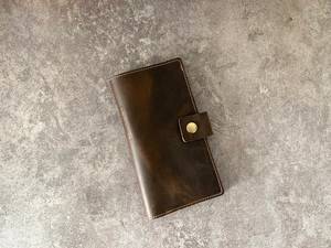 Supplier Luxury Handmade Lightweight Genuine <b>Leather</b> Classic Multi-Functional Checkbook Cover Waterproof 1 Compartment Custom - Product Image 2