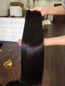 Extensions de cheveux vierges 100% naturels et lisses, haute qualité, cuticules intactes, cheveux bruts vietnamiens et cambodgiens, modèle 1B, lots de cheveux humains avec dentelle HD - Product Image 6