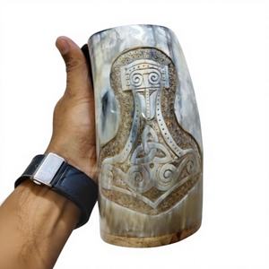Tazas de Cuerno para Beber, Diseño Artesanal, Material Orgánico, Temática de Amor, Portátiles, Hechas a Mano, Regalo de Boda, Producto de Alta Calidad - Product Image 6