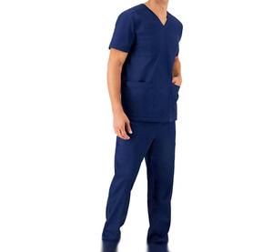 Ensemble de blouses médicales pour médecins et infirmières, unisexe, confortable, respirant, uniforme d'hôpital, tenue de travail quotidienne pour clinique - Product Image 1