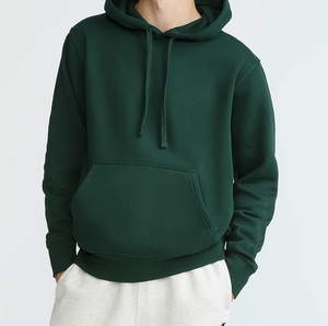 Sudaderas Casuales de Felpa de Poliéster/Algodón con Estampado Digital al por Mayor, Logotipo Personalizado, Sudadera Oversize con Bolsillo, Patrón Sólido, Transpirable - Product Image 1