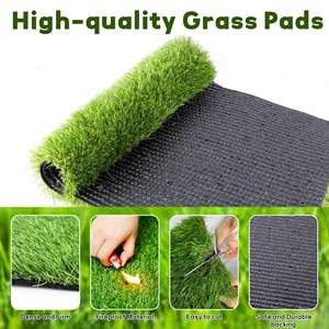 TH-PAG-562 Eco Friendly Artificial Lawn Pad for <b>Dogs</b> Non Slip Realistic Texture Perfect for Small Balcony Potty Use - Product Image 2