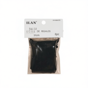 Sacchetti regalo ILAN 5x7cm neri 8 pezzi per confezionamento regali - Product Image 1