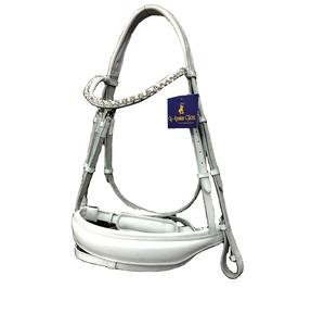 Tachuela de caballo duradera personalizable de cuero acolchado suave equitación brida rienda con logotipo - Product Image 1
