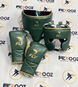 Kit de Entrenamiento de Boxeo para Adultos, Guantes de Cuero PU, Protector de Cabeza y Protector Inguinal para Artes Marciales y Práctica de Boxeo - Product Image 4
