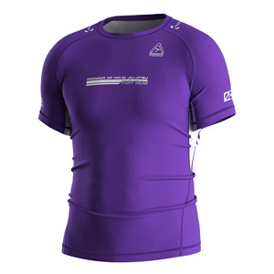 T-shirt de compression blanc à manches courtes pour homme, coupe ajustée, séchage rapide, tricoté, col rond, décontracté, sport - Product Image 3