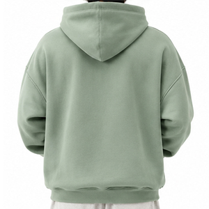 Vente en gros de sweats à capuche oversize unisexes personnalisés en coton molletonné épais, streetwear, fabricant de vêtements OEM ODM, marque privée, sur mesure - Product Image 5