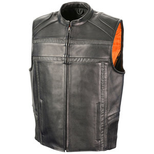 Gilet en cuir pour homme de qualité supérieure, prix de gros, dernière mode, sans manches, pour un usage décontracté - Product Image 4