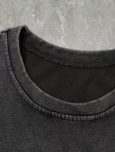 Ensemble de survêtement vintage délavé à l'acide pour femme, coupe décontractée, deux pièces, fournisseur de vêtements sur mesure - Product Image 4
