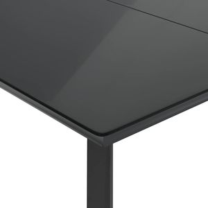 Set da pranzo da 5 pezzi in Poly Rattan Beige con cuscini Set da giardino - Product Image 6