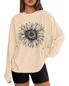 Camiseta de Manga Larga para Mujer de Primera Calidad, Mezcla de Algodón, Tacto Suave, Fabricante de Ropa Personalizada - Product Image 1
