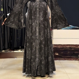 Nouvelle Abaya 2026 à Vendre, Modèle Dubaï, Perlée et Pailletée, Manches Longues, Traditionnelle Musulmane, Faite à la Main, pour Mariage, Respirante, Col en V pour Femme - Product Image 3