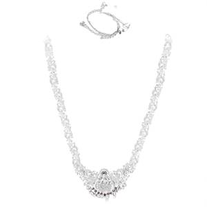 Lakshmi Silver Fashion Jewelry Haram Set - Product Image 1