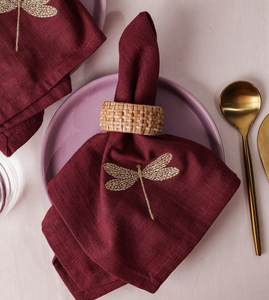 Anneaux de serviette en rotin, best-seller pour l'organisation de table, style bohème, décoration de table simple, prix de gros. - Product Image 4