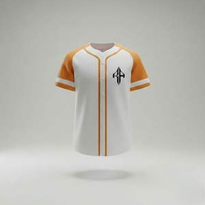 Nouveaux maillots de baseball 100% polyester, imprimés, pour adultes, col en V, haute qualité par RIVIAN ATLANTIC - Product Image 2