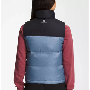 Custom Lightweight Waistcoat Warm Bubble Packable <b>Sleeveless</b> <b>Jacket</b> Plus Size Winter <b>Woman</b> Duck Down Cotton Eco-Friendly Cotton - Product Image 6