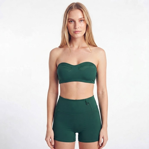 Ensemble soutien-gorge et short pour femme, léger et solide, en toile de haute qualité, tissu personnalisé respirant, best-seller - Product Image 1
