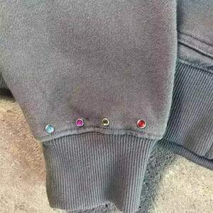 Sudadera y Sudadera con Capucha de Invierno para Hombre, 100% Algodón, Gruesa e Impermeable, con Diseño de Bolsillo Bordado en 3D, Venta al Por Mayor - Product Image 5