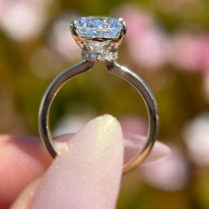 Hot Selling 3.10Carat pear Cut Lab-Grown Diamond <b>Ring</b> <b>14k</b> White <b>Gold</b> Rhodium Plating Classic for Engagement Wedding - Product Image 2