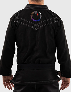 Uniforme de Entrenamiento 100% Algodón Elástico Ligero Transpirable Sin Costuras Unisex Profesional con Logotipo Personalizado Kimono de Jiu Jitsu BJJ - Product Image 2