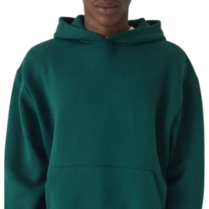 Custom <b>Men</b>’s Wide Body Hooded Pullover with Front <b>Pouch</b> Pocket Relaxed Box Shape Casual Street Fashion Apparel Factory - Product Image 3