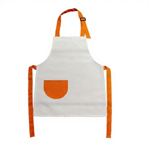Wholesale Custom Linen <b>Apron</b> <b>White</b> Blank Kids Sublimation Color with Logo for Personalized Design - Product Image 1