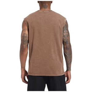 Camiseta sin mangas informal de poliéster/algodón transpirable de secado rápido para hombre, estilo hip hop, corte holgado, ideal para verano - Product Image 2