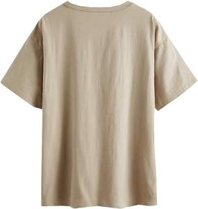 Camiseta oversize para mujer, estilo acid wash, de algodón, holgada, estilo boyfriend, vintage, streetwear. - Product Image 2