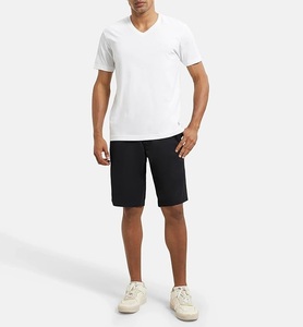 Pantalones Cortos Chino de Golf para Hombre, Negros, de Algodón 100%, con Botones, Casuales, de Verano, Personalizados de Fábrica, al por Mayor, de Calidad - Product Image 5