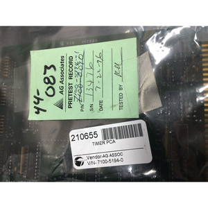 AG 7100-5194-01 TIMER PCA, 2100-0090 PCB SB8355 - Équipements et pièces semi-conductrices d'origine fiables à l'échelle mondiale chez - Product Image 6
